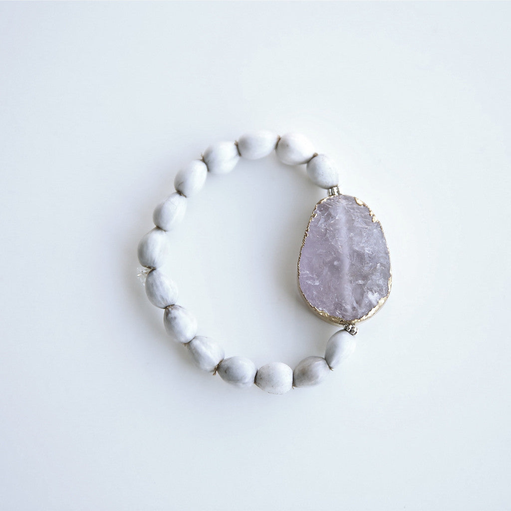 Amethyst Chunk Blessing Beads