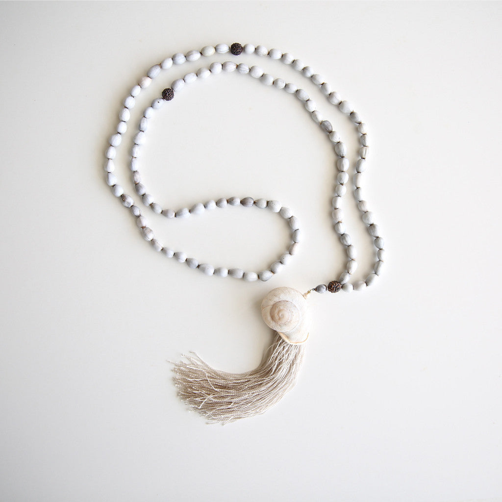 Shell Tassel Mala