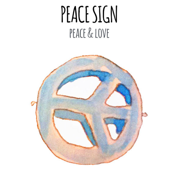 Peace Sign Charm