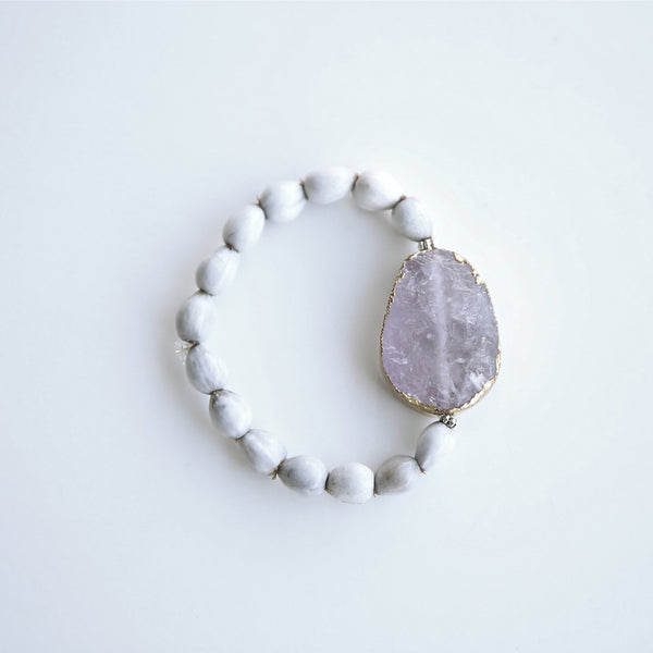 Amethyst Chunk Blessing Beads