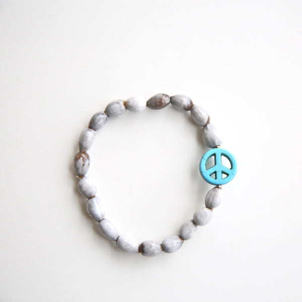 Peace Sign Blessing Beads