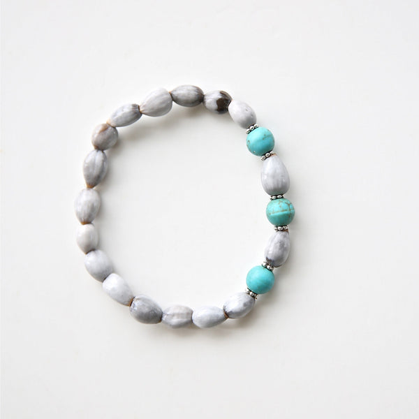 Round Magnesite Blessing Beads